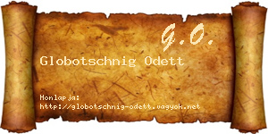 Globotschnig Odett névjegykártya